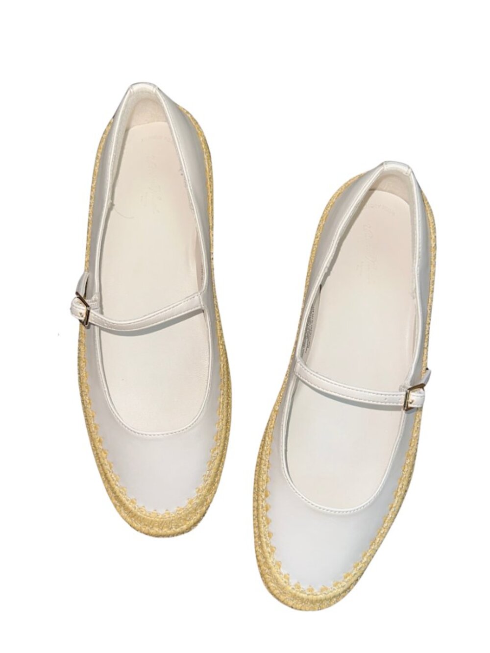 Universal Thread Cream Bea Espadrille Mary Jane Flats NWT Size 8 - Picture 3 of 11